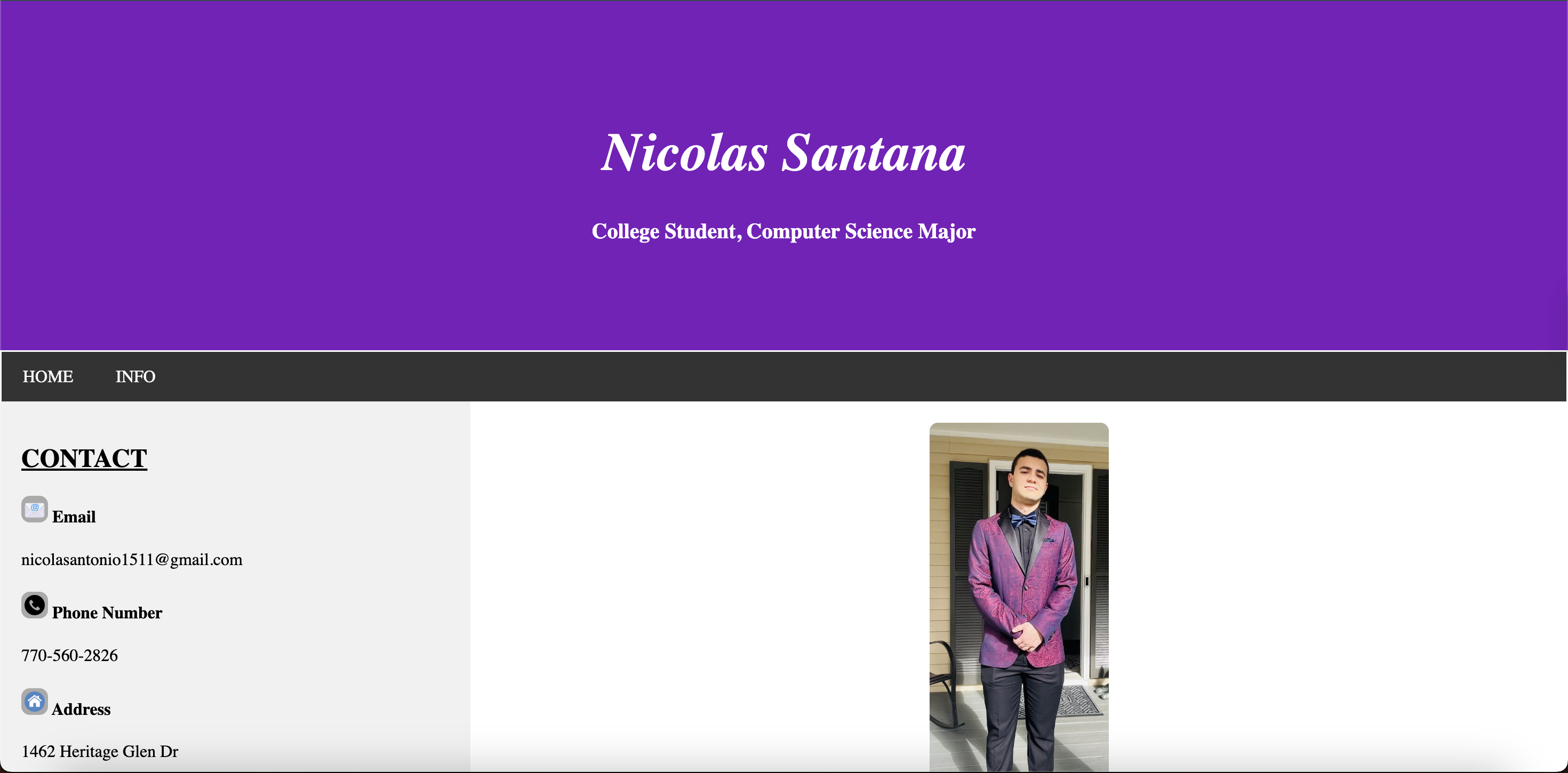 Personal Website image